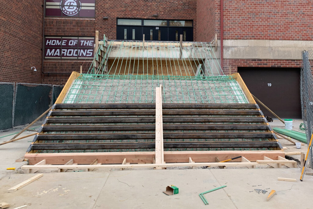 Elgin High School Concrete Stairs