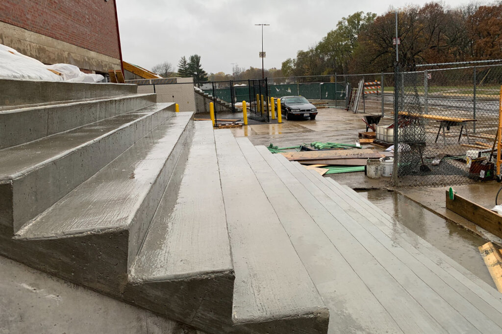 Elgin High School Concrete Stairs