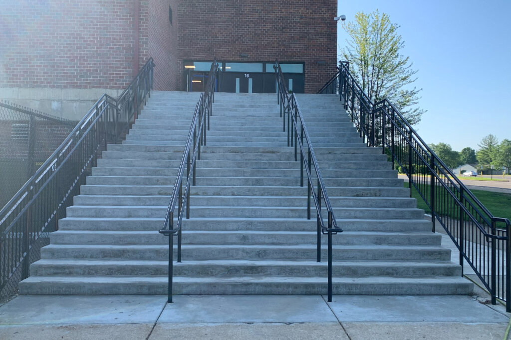 Elgin High School Concrete Stairs