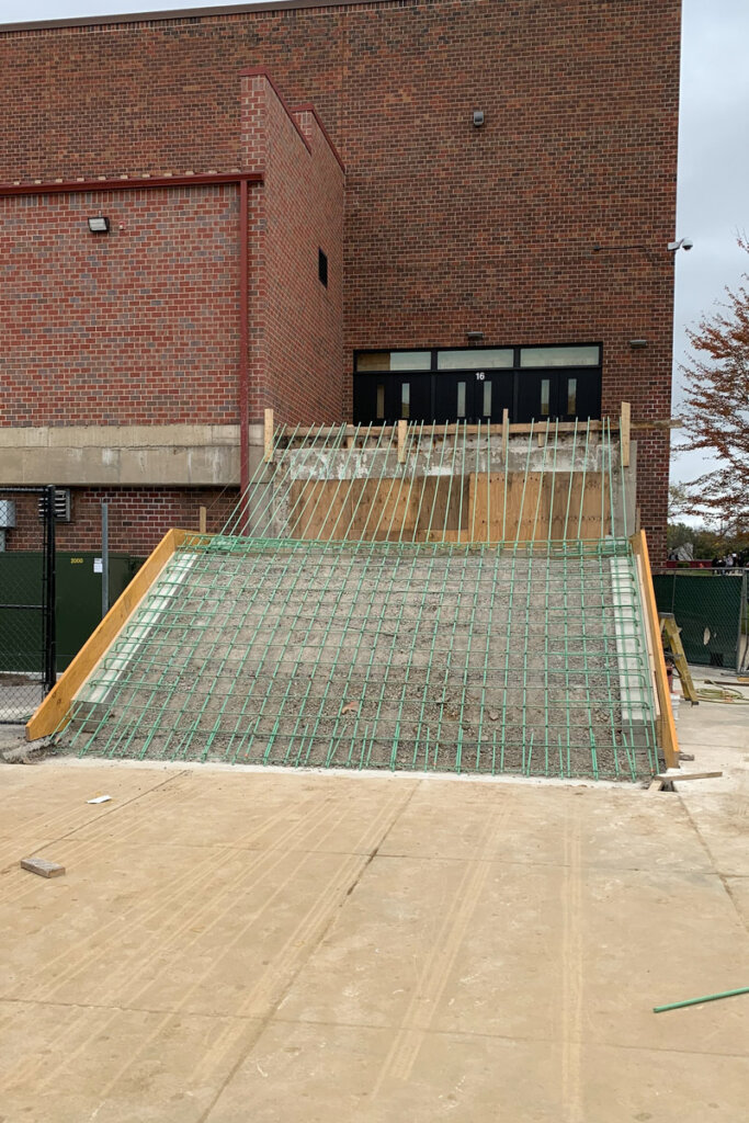 Elgin High School Concrete Stairs