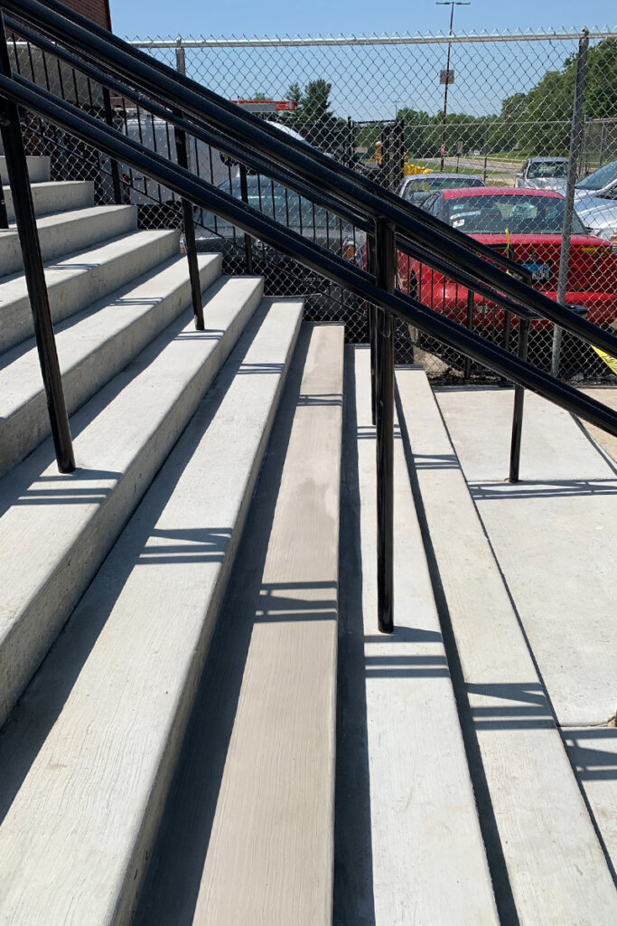 Elgin High School Concrete Stairs